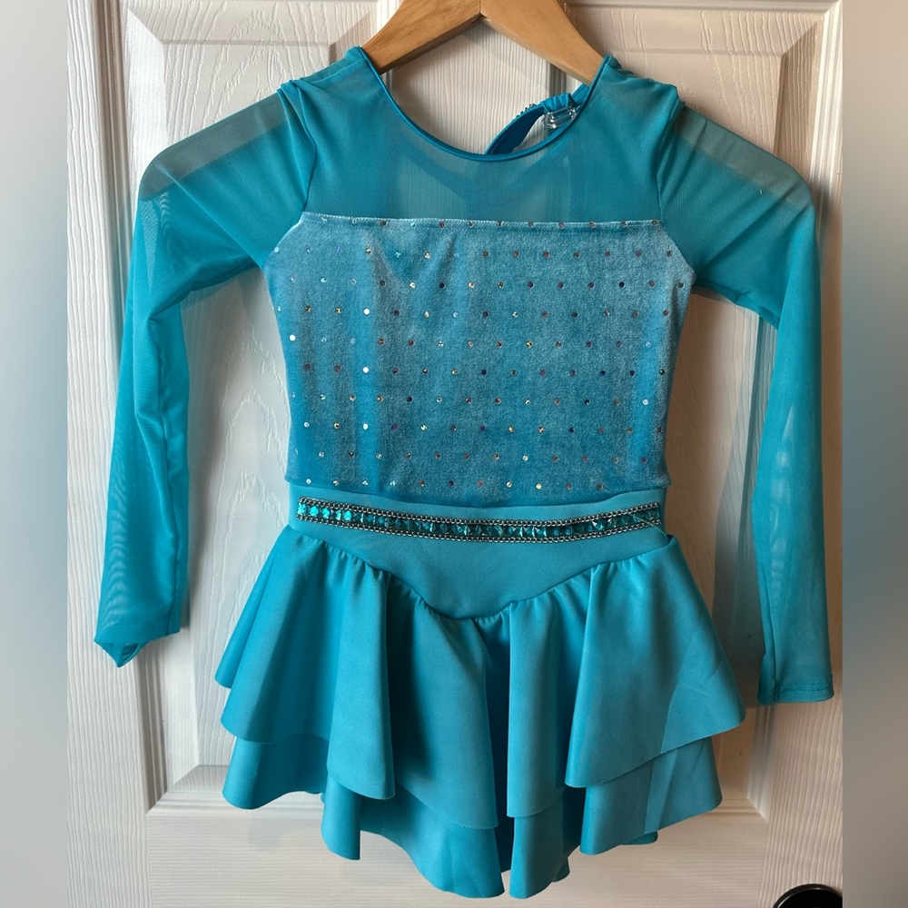 Blue Sparkle Dance Leotard
